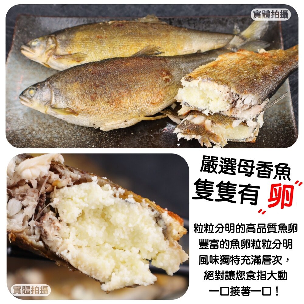 宜蘭嚴選爆卵母香魚(每盒8尾/1kg±10%)【海陸管家】滿額免運-圖片-2