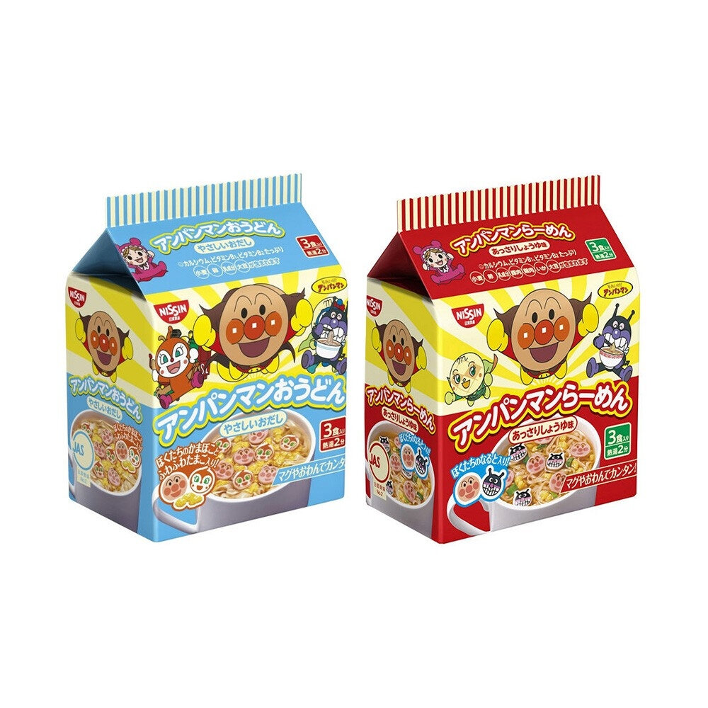 日清NISSIN 麵包超人 迷你醬油拉麵 馬克杯麵 醬油 清湯 拉麵 烏龍 日本 杯麵 零食 泡麵 小孩泡麵 兒童-圖片-1