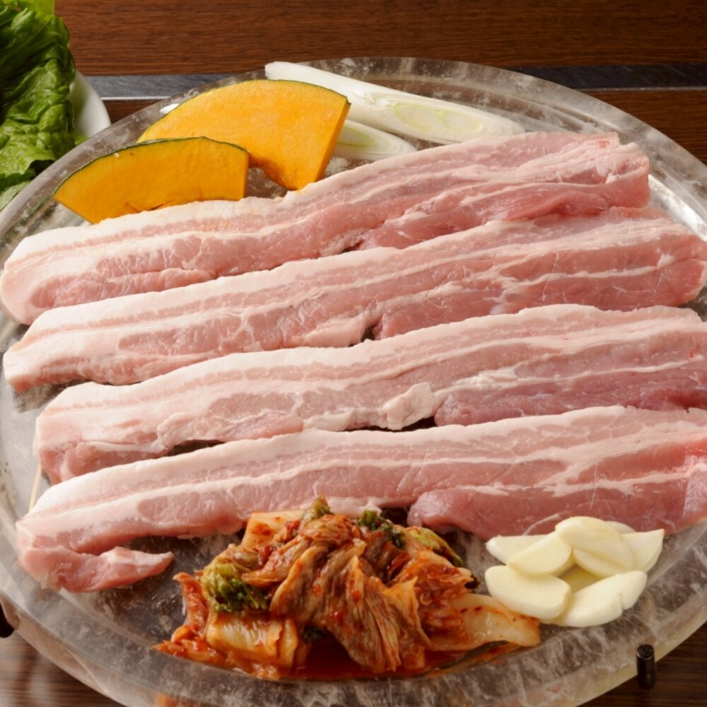 西班牙去皮豬五花條(每包2片/200g±10%)【海陸管家】滿額免運 豬肉 豬五花 西班牙豬 去皮豬肉-圖片-1