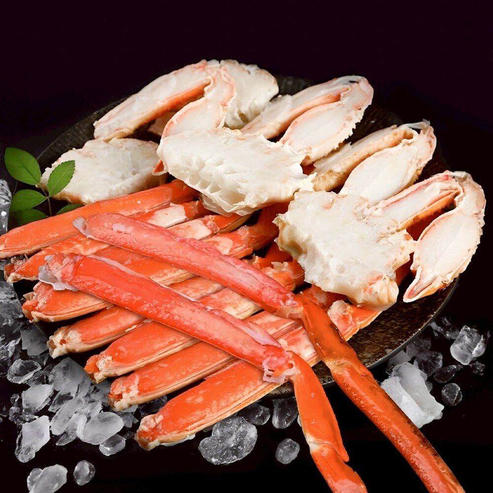 日本熟凍紅雪蟹切盤(每盒250g±10%)【海陸管家】滿額免運 雪蟹 熟凍-圖片-1