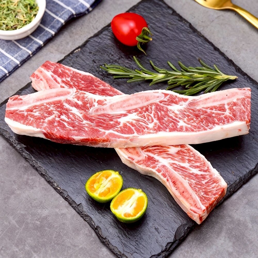 美國安格斯牛Prime帶骨牛小排(每片200g±10%)【海陸管家】滿額免運-圖片-1