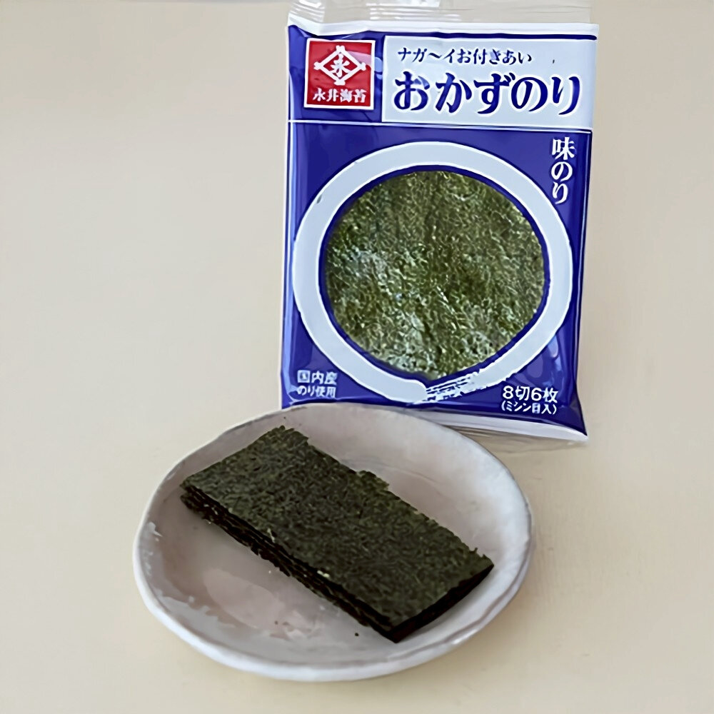 日本永井 味付海苔片 8袋入 17.6g 紫菜 鹽味 海苔-圖片-4