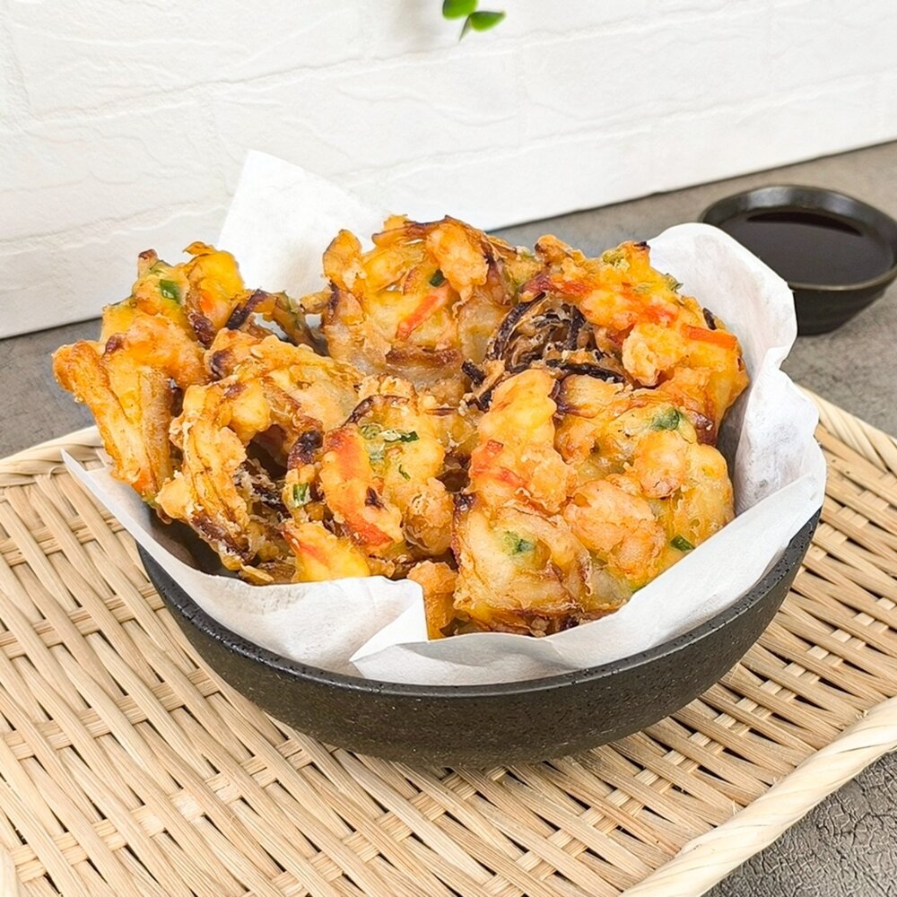 特大酥炸野菜蝦仁天婦羅(每包6入/240g±10%)【海陸管家】炸蝦 酥炸蝦 海老-圖片-1