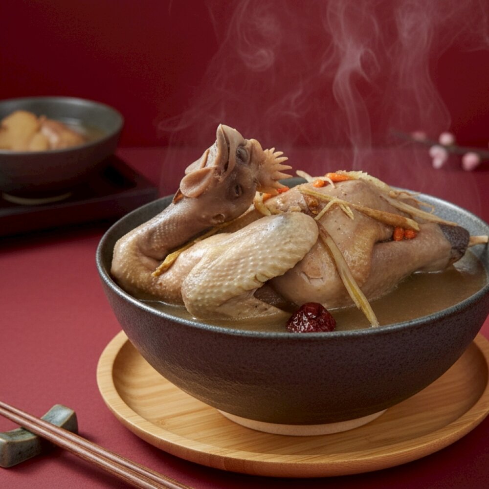 暖心人蔘雞湯_全雞(每組2000g±10%)【天天鮮配】年菜必買-圖片-1