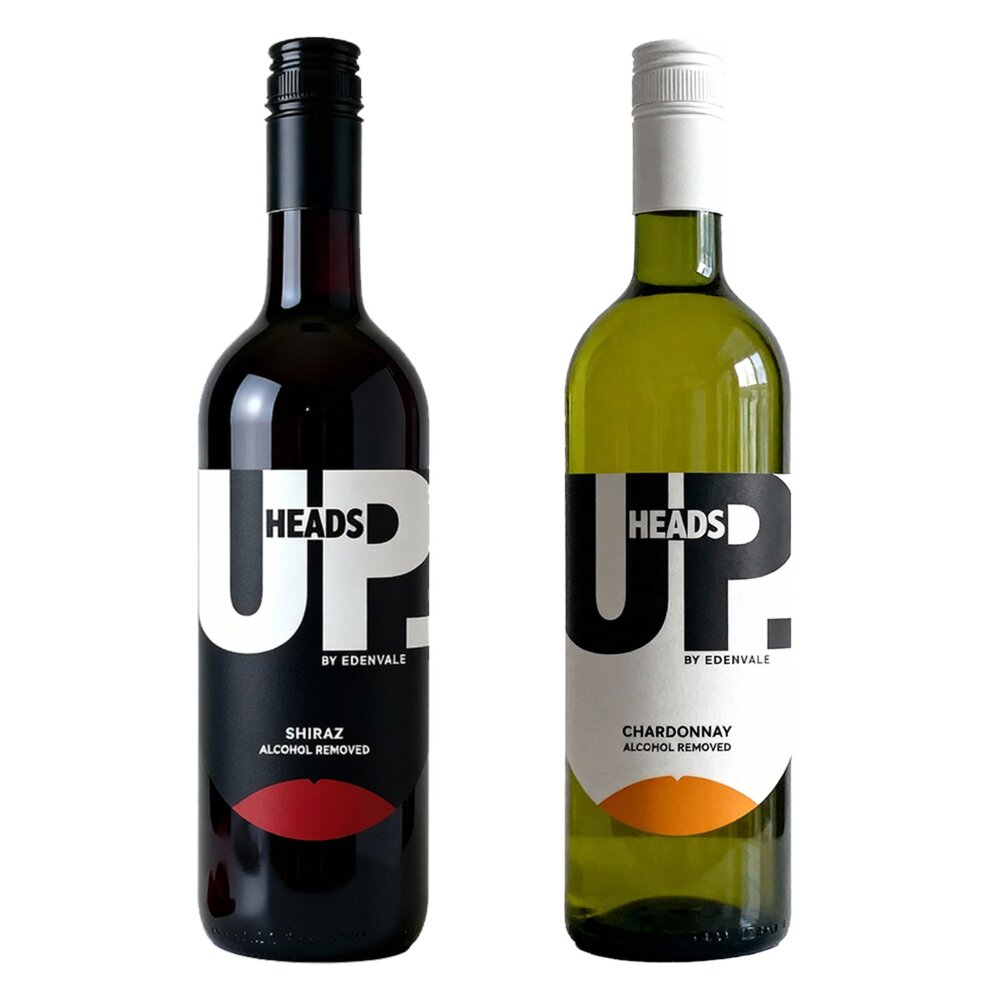 HEADS UP-EDENVALE澳洲伊威 無酒精紅酒/白酒 750ml X6支原裝箱 紅葡萄汁 葡萄汁 無酒精 無酒精-圖片-1