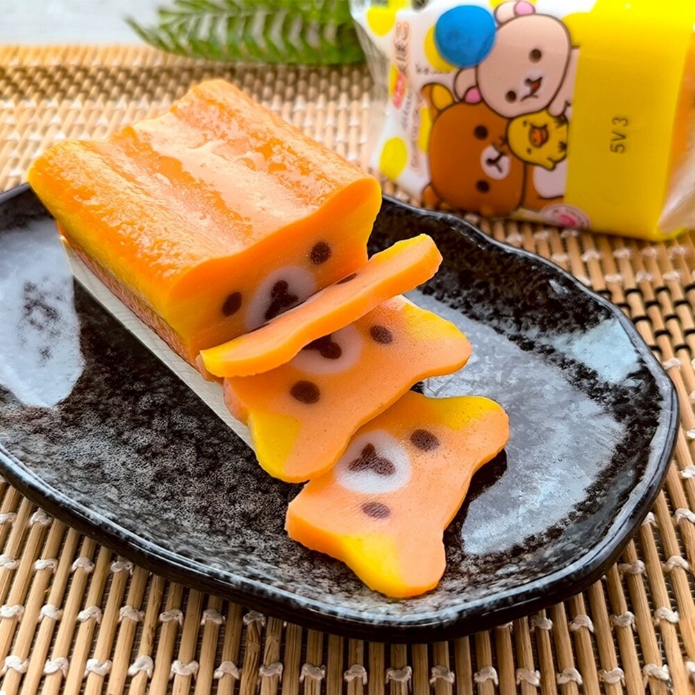 家內天使拉拉熊造型魚板(每包65g±10%) 日本原裝進口【海陸管家】滿額免運 拉拉熊魚板 懶懶熊魚板 火鍋料-圖片-1