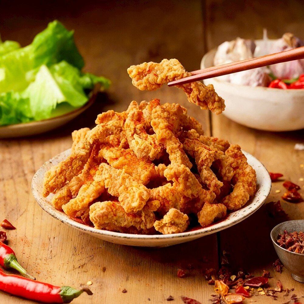 正點椒麻酥香雞肉小酥肉(每包500g±5%)【天天鮮配】滿額免運 炸雞 椒麻小酥肉 雞柳-圖片-1