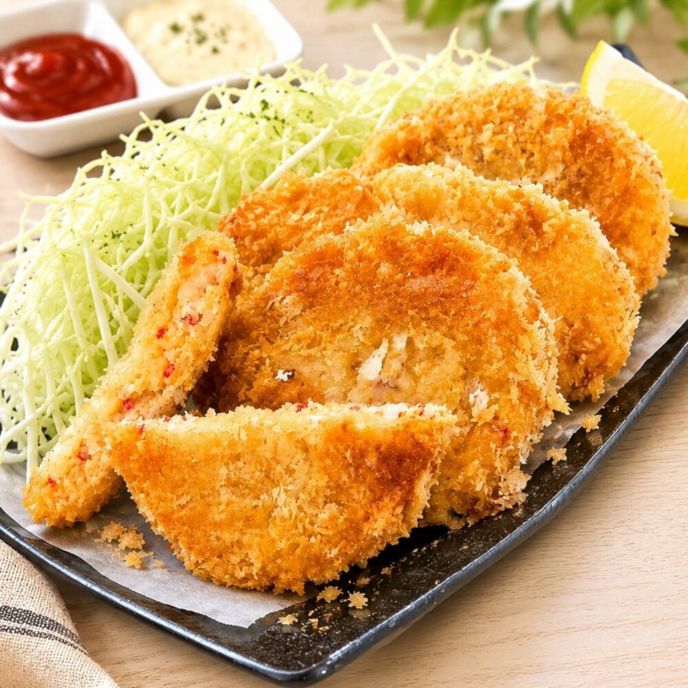 日式松葉蟹奶香可樂餅(每包6片/450g±10%)【天天鮮配】滿額免運 可樂餅 松葉蟹可樂餅 氣炸美食-圖片-1