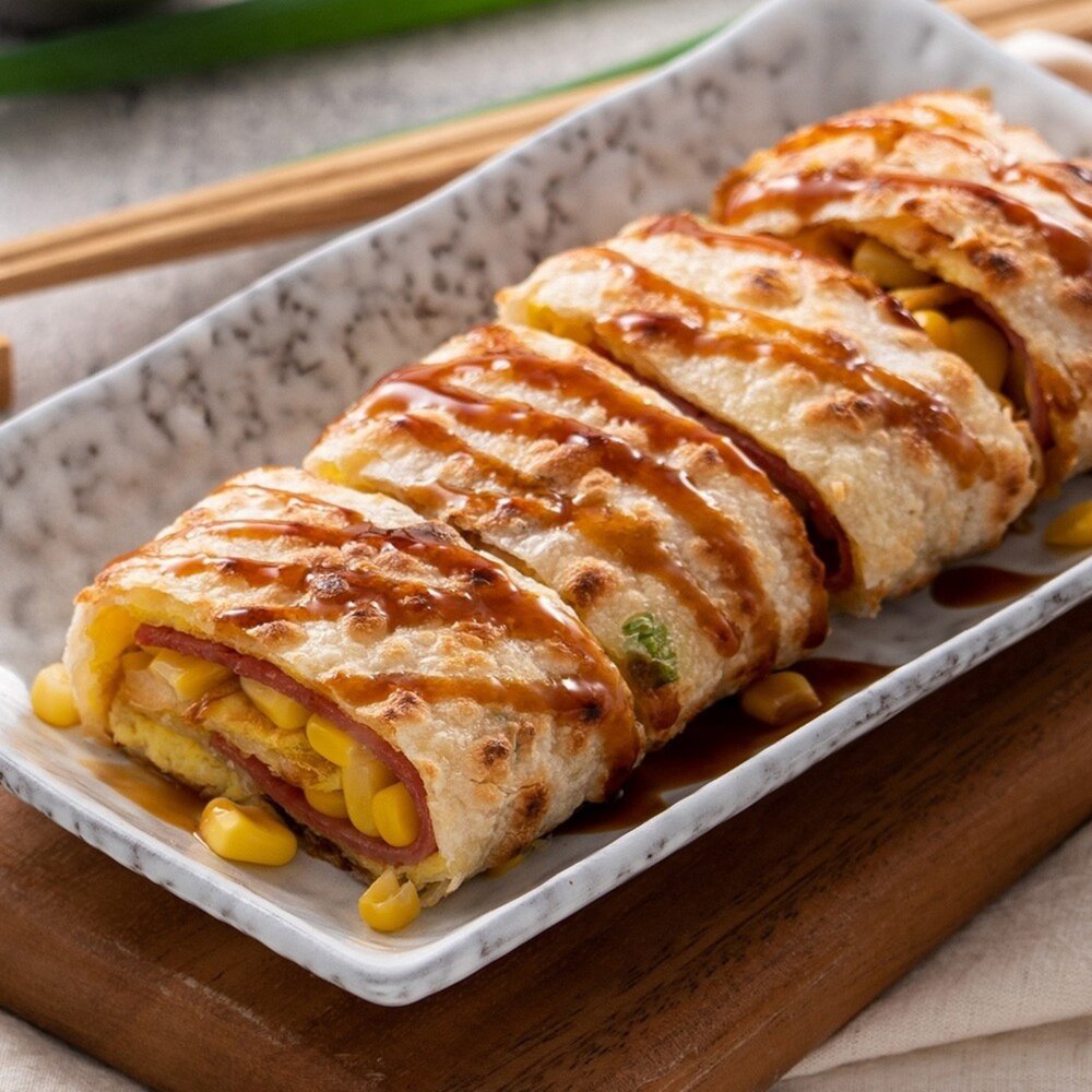 香蔥蛋餅皮(每包30片/1800g±10%)【天天鮮配】滿額免運 蛋餅皮 早餐食材 香蔥餅皮 冷凍食品-圖片-1