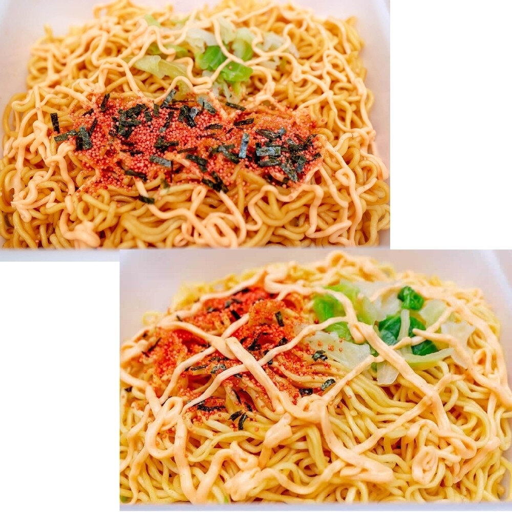 現貨 日本原裝 日清NISSIN 明星一平夜店炒麵 醬油奶油明太子風味 明星 一平夜店炒麵 奶油明太子炒麵 泡麵 拌麵-圖片-3