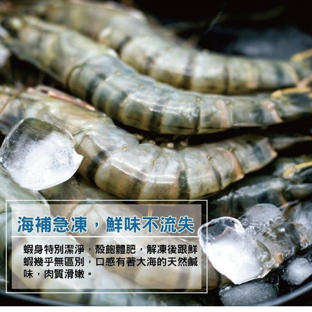 新鮮活凍草蝦(每盒300g±10%/約16-20隻)【海陸管家】滿額免運-圖片-3