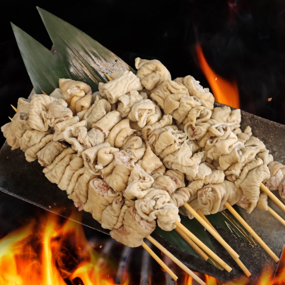 加拿大豬大腸串(每包5串/約165g)【鮮肉王國】滿額免運 燒烤 烤肉串 豬肉串 BBQ 串烤 肉串 豬大腸-圖片-1