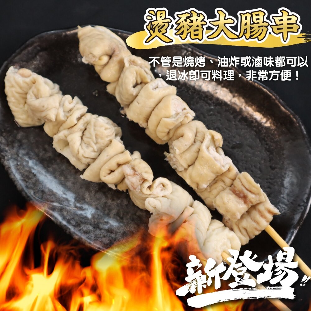 加拿大豬大腸串(每包5串/約165g)【天天鮮配】滿額免運 燒烤 烤肉串 豬肉串 BBQ 串烤 肉串 豬大腸-圖片-6