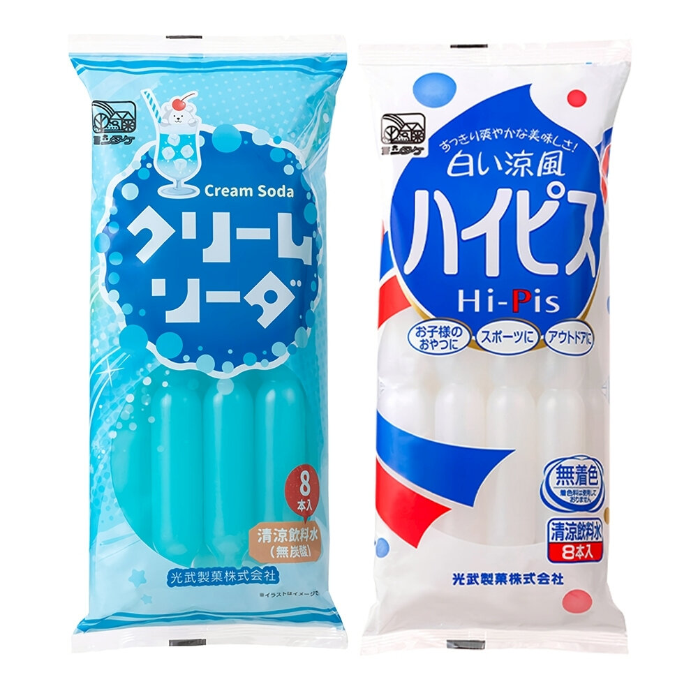 日本光武製菓 乳酸/蘇打 飲料棒 冰棒 每包504g/8支入 現貨-圖片-1