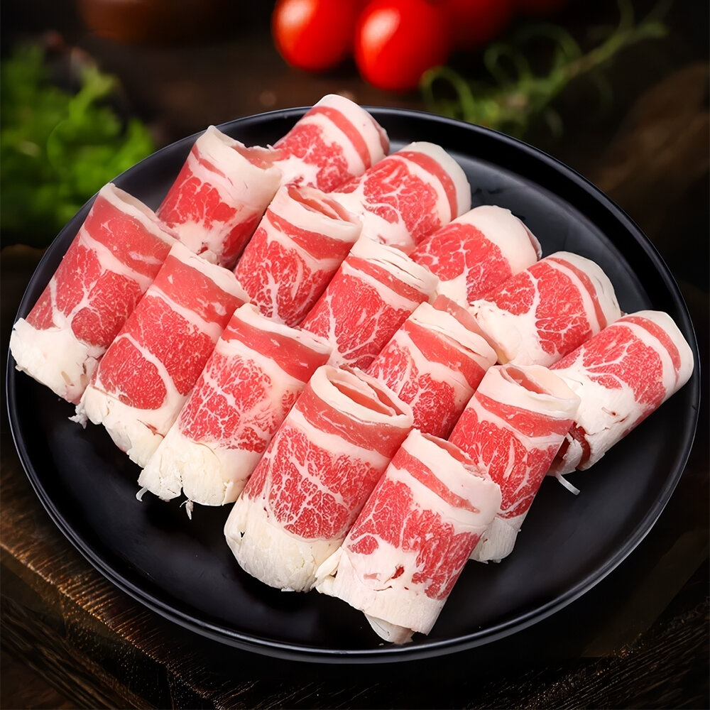 美國和品玫瑰牛五花肉片(每包500g±10%)【海陸管家】美國牛 五花牛 牛肉片 火鍋肉片 燒烤肉片-圖片-1