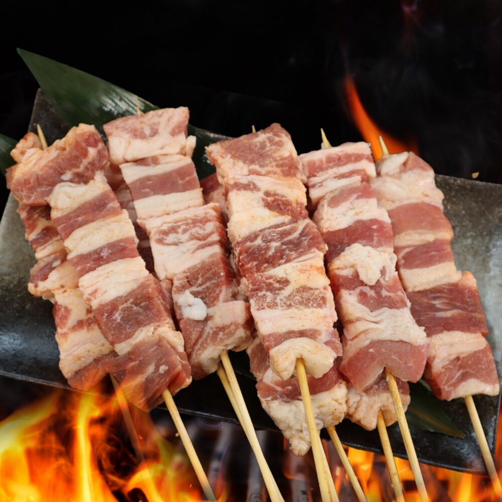 美國牛五花肉串(每包5串/約175g)【鮮肉王國】滿額免運 燒烤 烤肉串 牛肉串 BBQ 串烤 肉串 牛五花-圖片-1