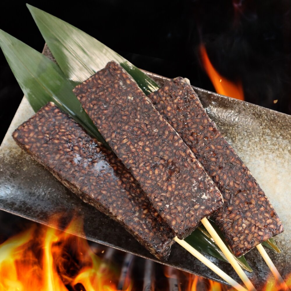 香Q豬血糕串(每包5串/約375g)【天天鮮配】滿額免運 燒烤 烤肉串 BBQ 串烤 肉串 豬血糕 米血糕-圖片-1