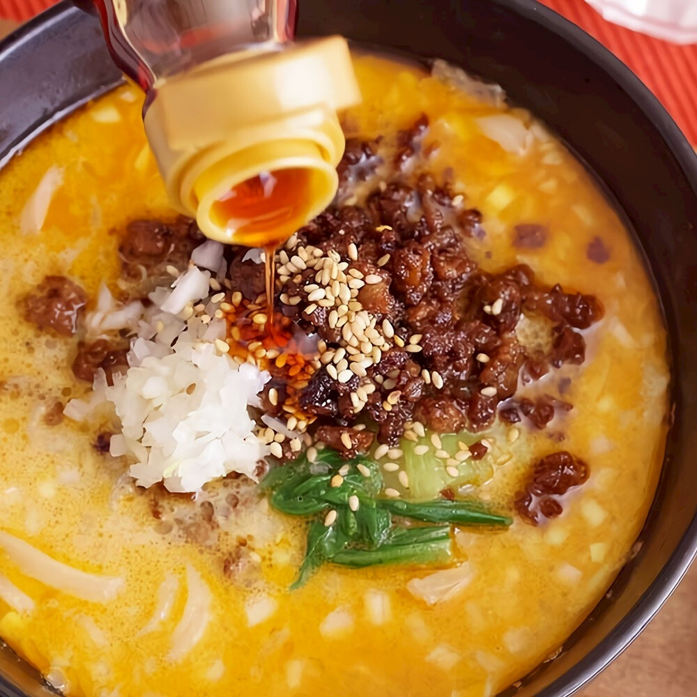 日本九鬼 胡麻辣油/香辛胡麻辣油(每罐45g) 辣椒油 調味油 沾醬 胡麻-圖片-5