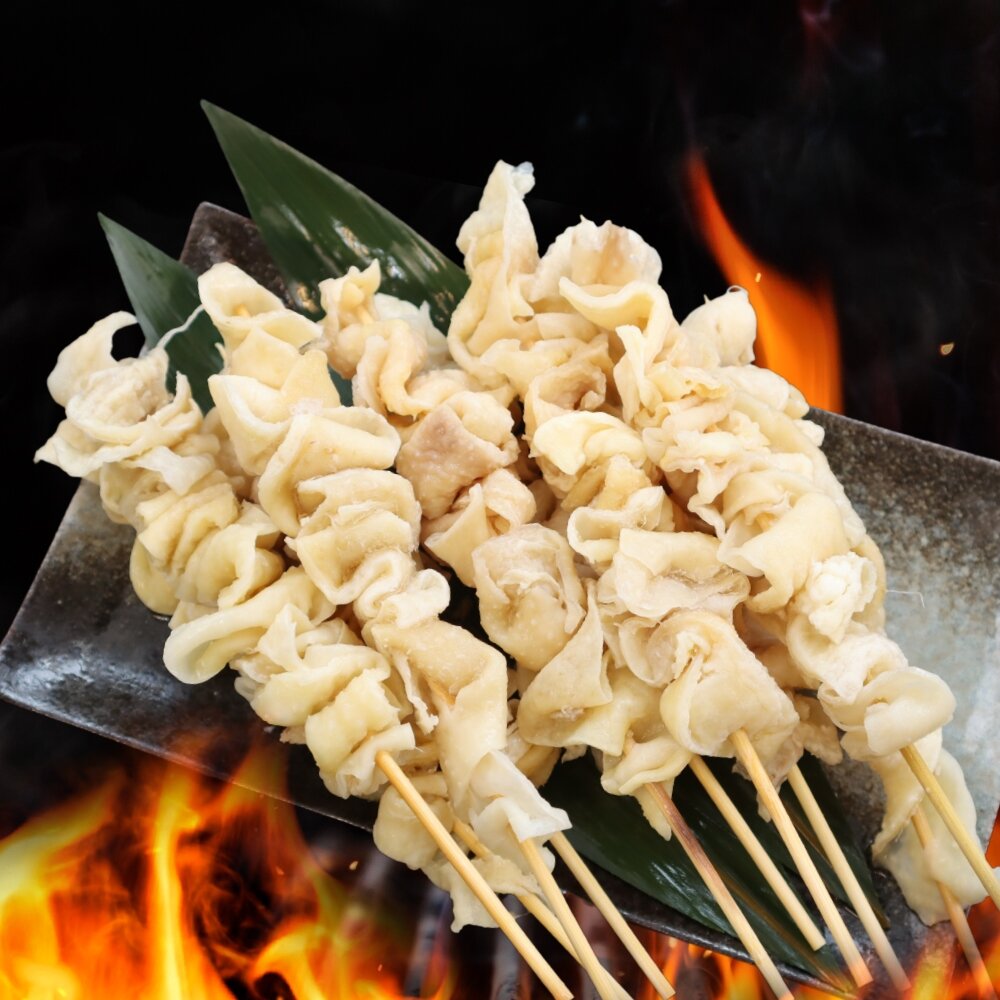台灣雞皮串(每包5串/約160g)【鮮肉王國】滿額免運 燒烤 烤肉串 雞肉串 BBQ 串烤 肉串 雞皮-圖片-1