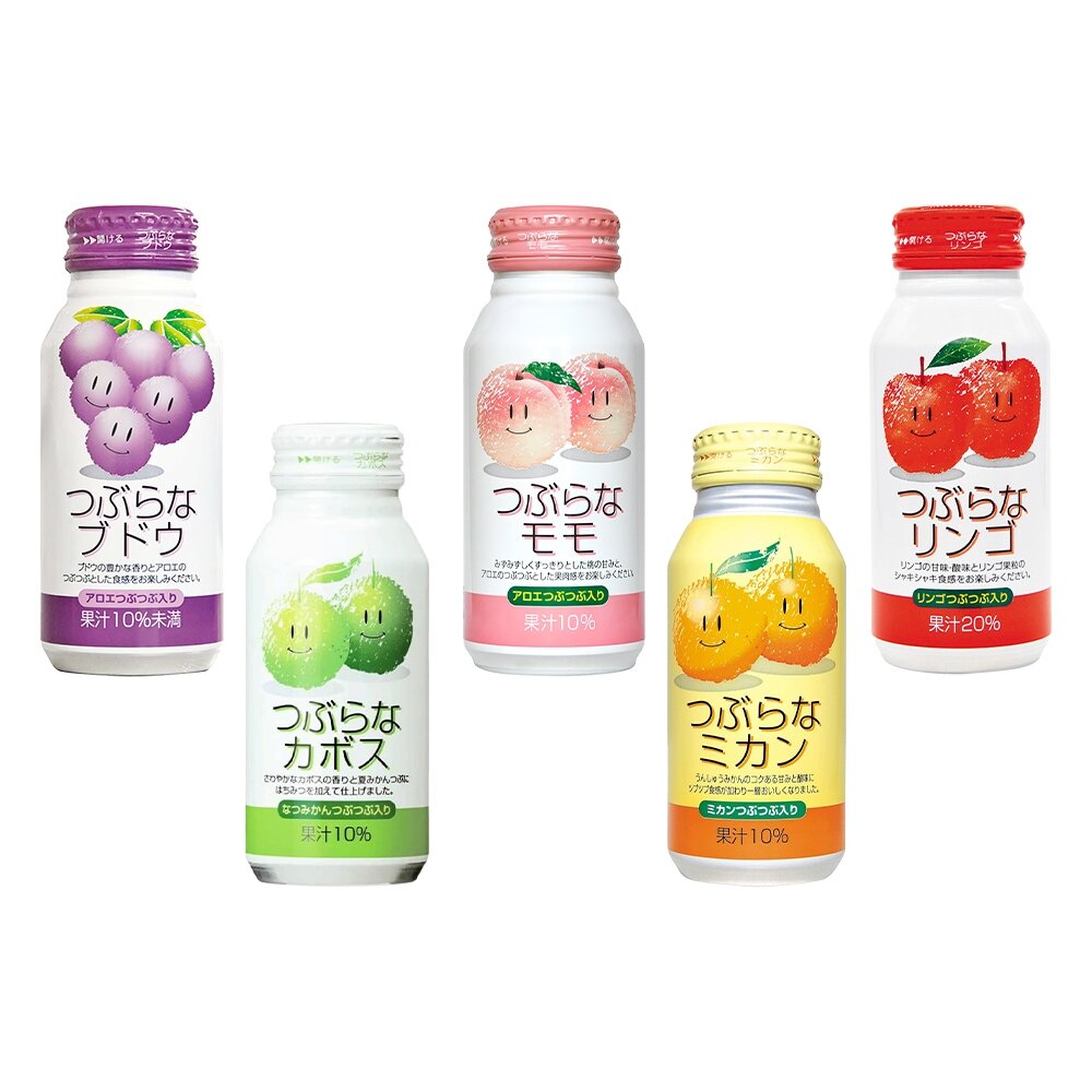 日本JA FOODS大分果粒果汁 日本原裝 葡萄 臭橙 蜜柑 蘋果 桃子 水蜜桃 蘆薈-圖片-1