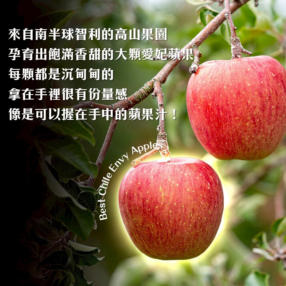 智利ENVY愛妃蘋果 原箱36-40入/10kg±10%含箱【果之蔬】蘋果 進口蘋果 智利蘋果 智利愛妃 愛妃-圖片-5