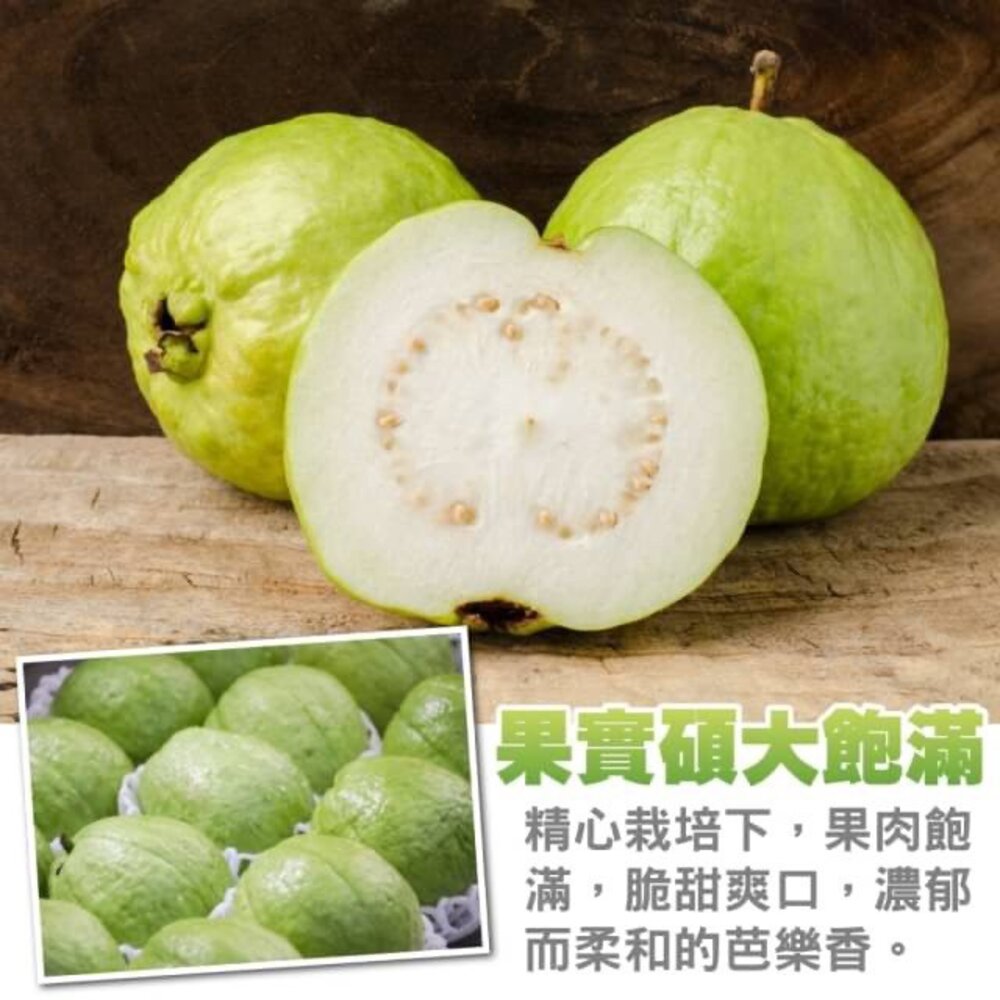 嚴選台灣帝王芭樂 0運費【果農直配】台灣芭樂 白芭樂 土芭樂-圖片-4