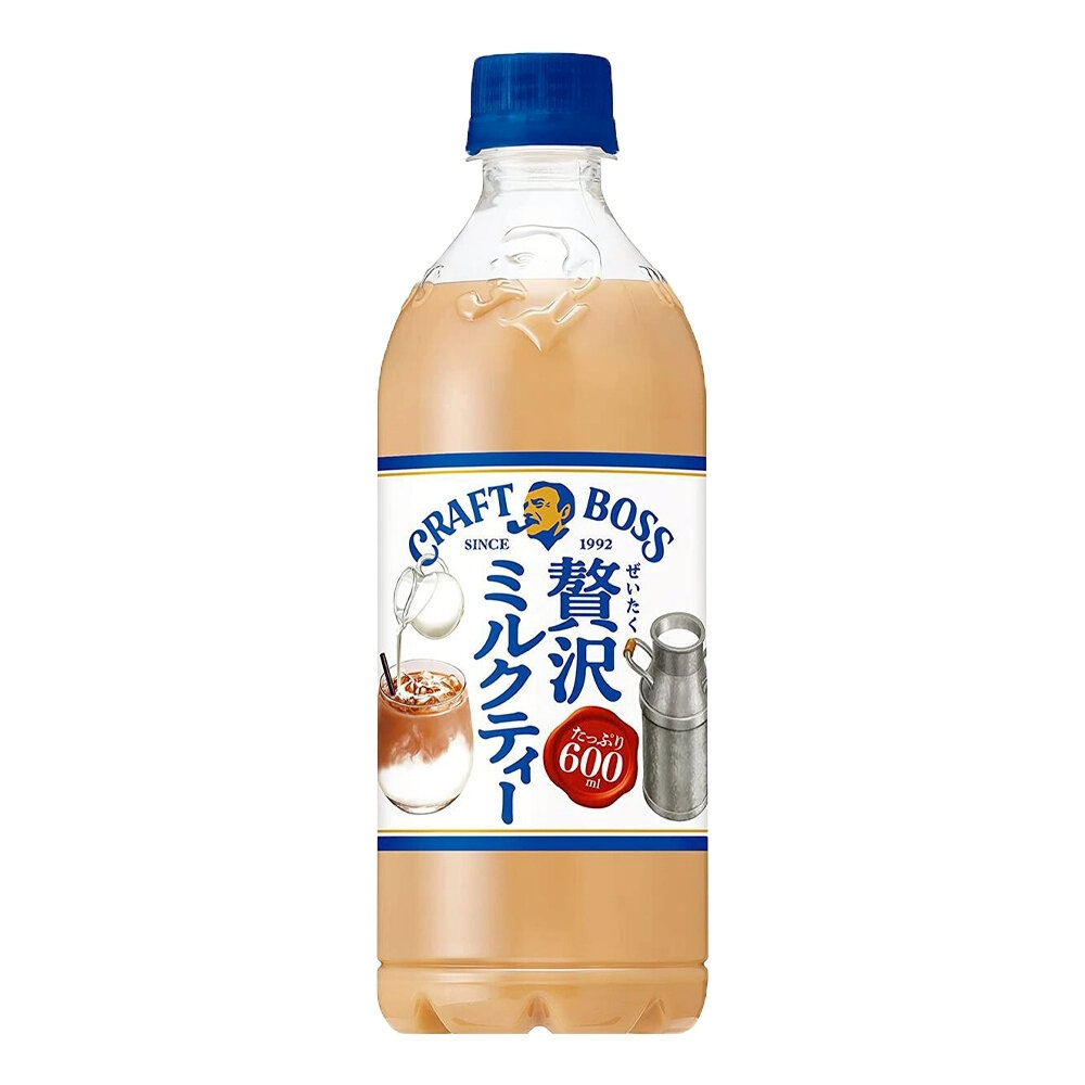 日本原裝 三得利 BOSS系列 CRAFT BOSS 工藝奶茶 600ML/瓶 贅沢 奶茶-圖片-1