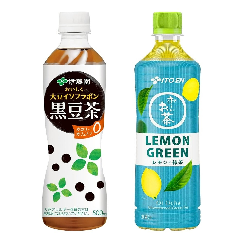 日本伊藤園 檸檬綠茶/黑豆茶 日本原裝 黑豆水 檸檬茶 綠茶-圖片-1