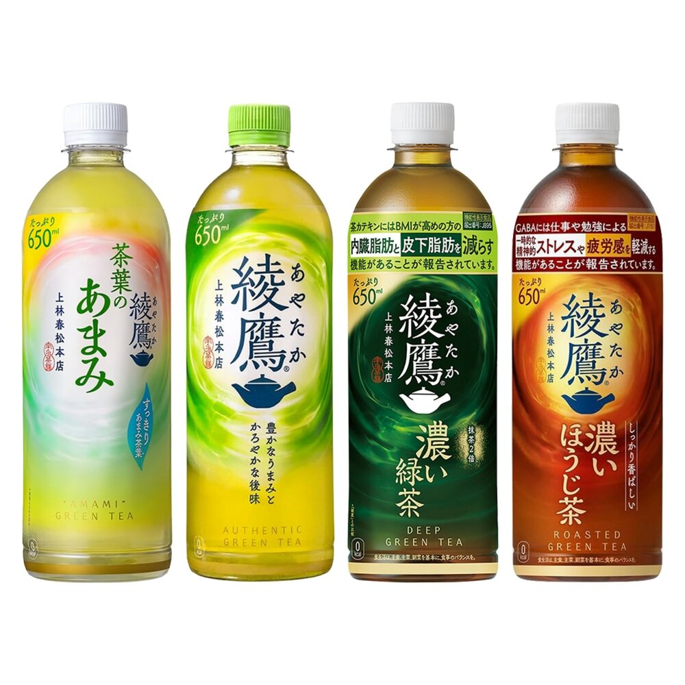 日本Coca-Cola 綾鷹綠茶/清爽綠茶/濃厚綠茶/濃厚焙煎茶 隨身瓶 綾鷹綠茶 無糖綠茶 無糖茶 焙茶-圖片-1