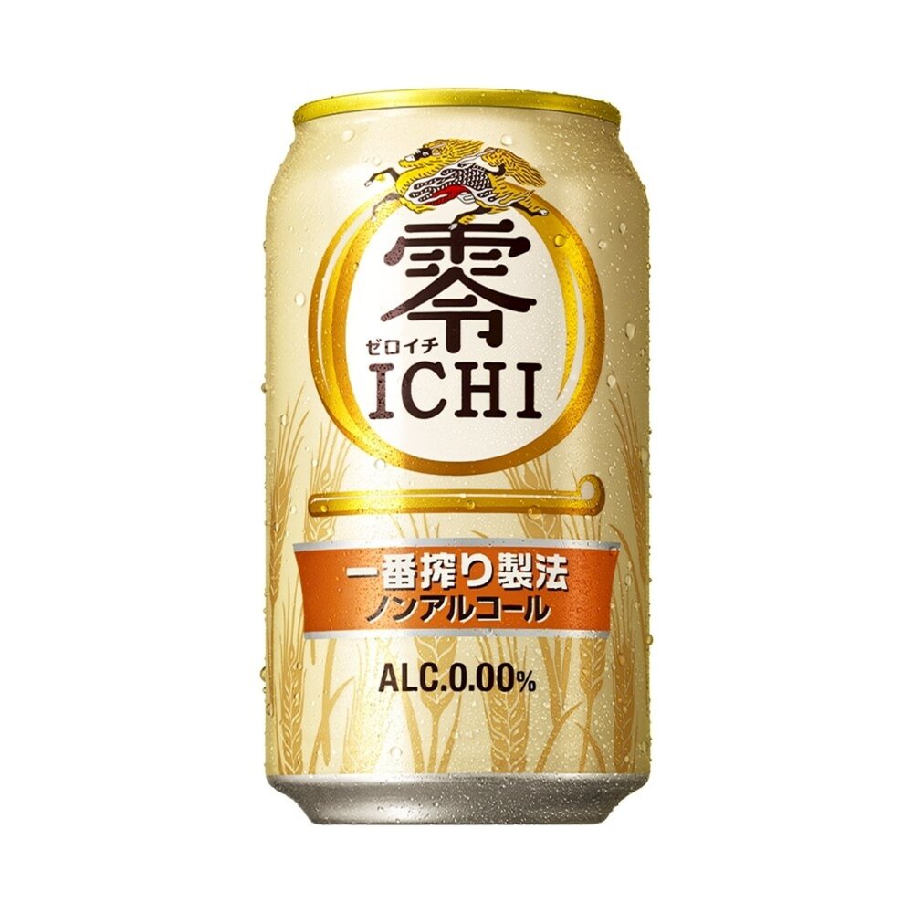 日本Kirin 一番搾無酒精啤酒風味飲(每罐350ml) 無酒精飲料 啤酒飲 氣泡飲-圖片-1