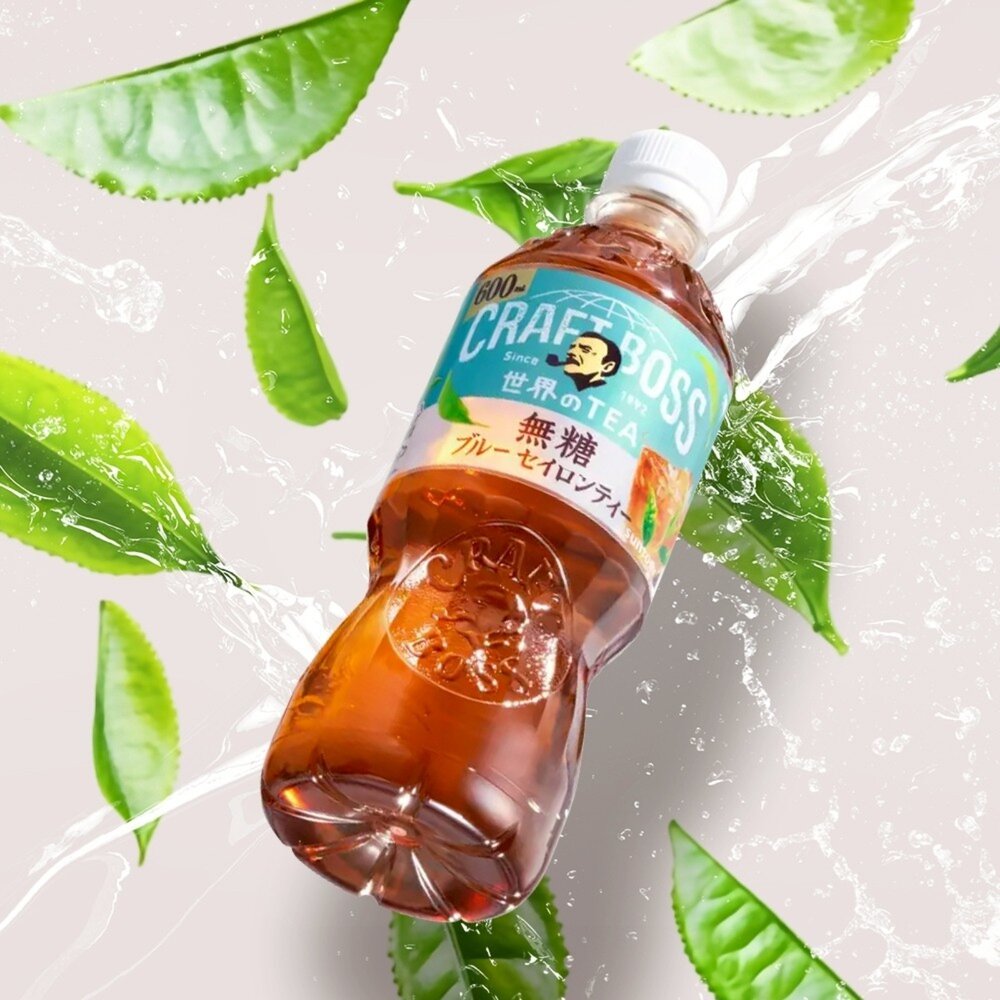 日本SUNTORY 三得利 CRAFT BOSS 錫蘭無糖紅茶 600ml/瓶 無糖茶 錫蘭紅茶-圖片-3