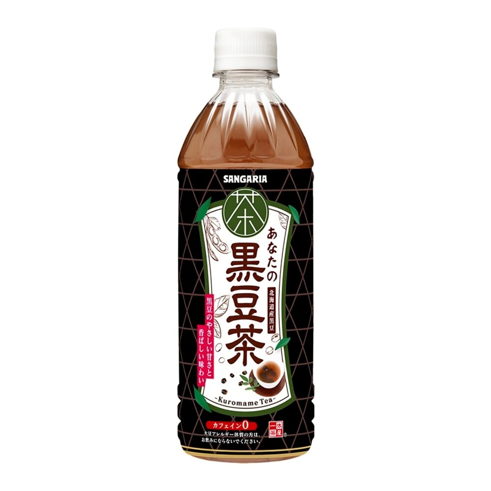 日本Sangaria 三佳利 黑豆茶(每瓶500ml) 日本原裝 黑豆水-圖片-1