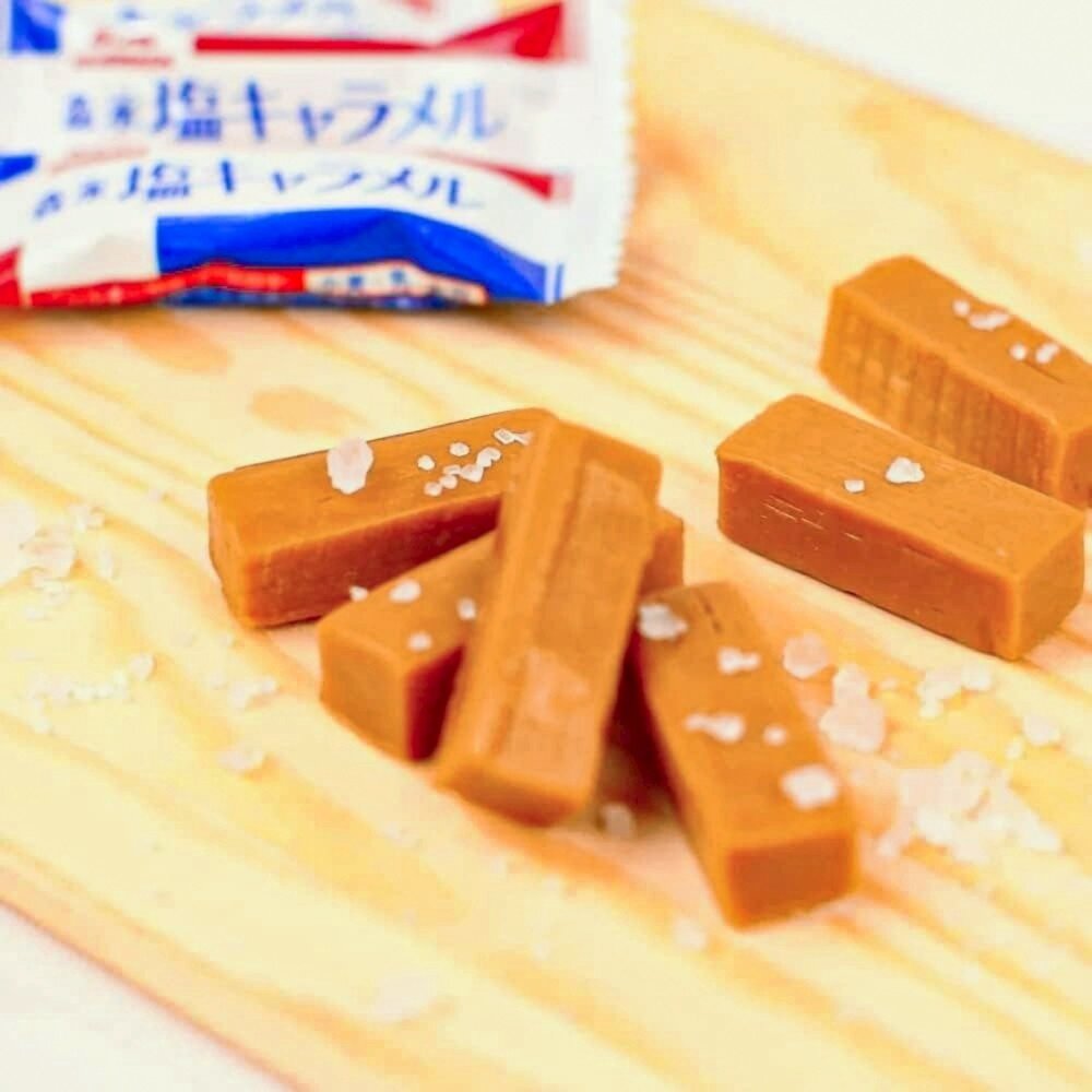 日本森永 鹽味焦糖牛奶糖(每包80g) 牛奶糖 焦糖 鹽味牛奶糖 糖果 日本糖果-圖片-5