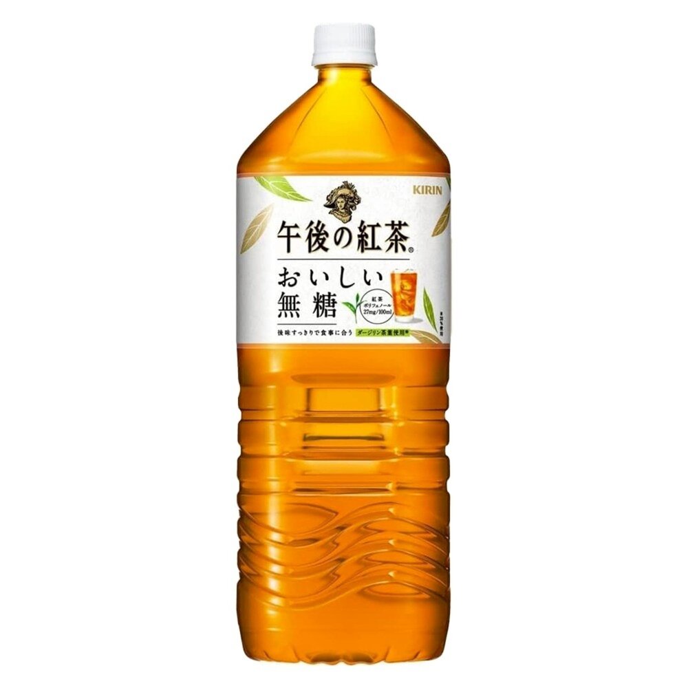 【日本KIRIN 麒麟】午後紅茶 無糖紅茶 2000ml 日本原裝進口 大瓶裝 無糖茶 午後の紅茶-圖片-1