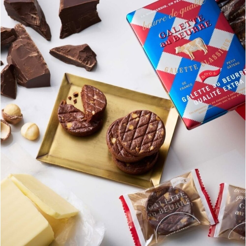 4946841014447-日本GALETTE au BEURRE 情人節限定 特級奶油巧克力法式圓餅禮盒 6枚入 0運費 新年禮盒 伴手禮