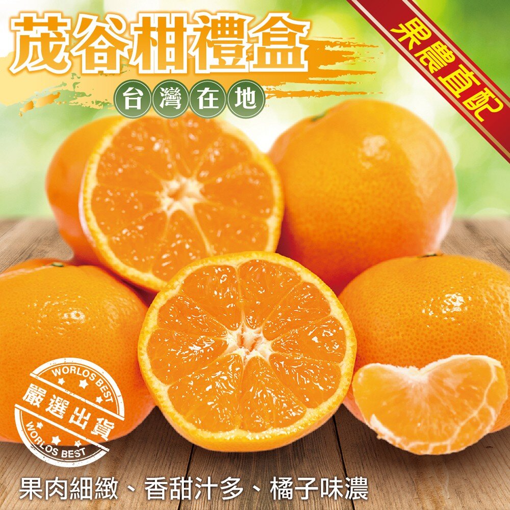 6572483326-台灣茂谷柑禮盒 0運費【果農直配】柑橘 台灣柑 台灣橘子 椪柑 水果禮盒 年節禮盒