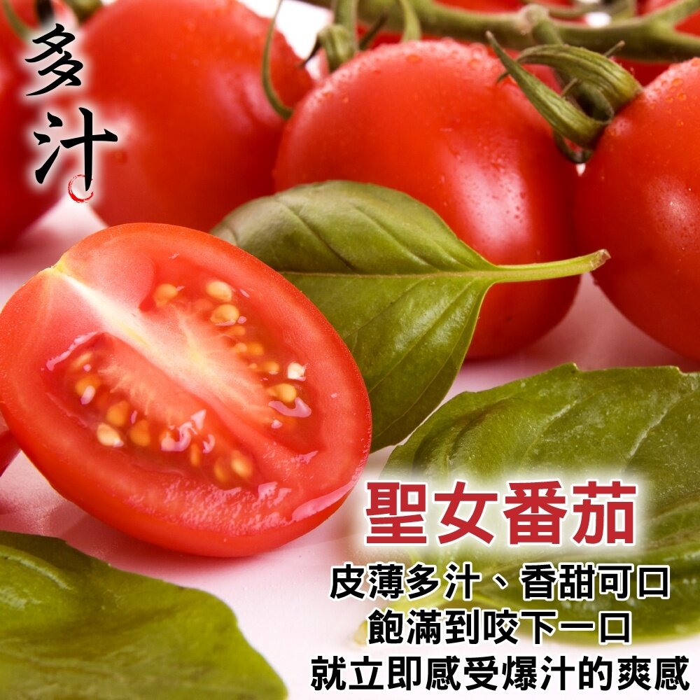 嚴選台灣聖女小番茄(每盒600g±10%含盒) 0運費【果農直配】聖女蕃茄 聖女番茄 聖女小蕃茄-圖片-2