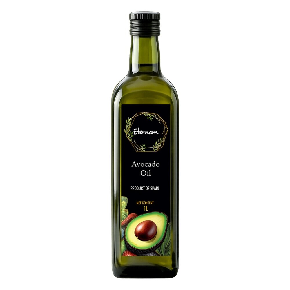 Eternam 西班牙原裝進口酪梨油(每瓶1000ml) 高發煙點 食用油 煎炒炸烤 沙拉料理 家庭常備油-圖片-1