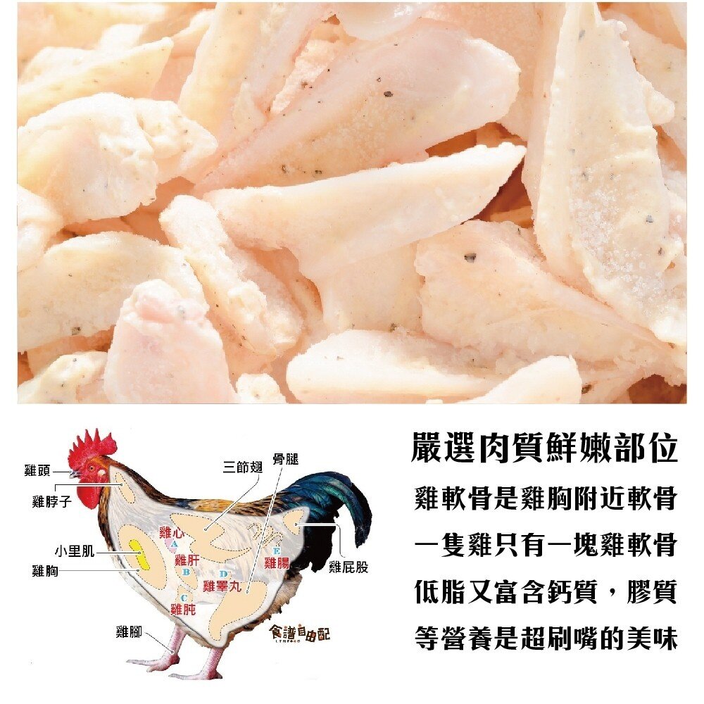 台灣鮮脆雞三角骨/雞軟骨(每包150g±10%)【海陸管家】滿額免運-圖片-1