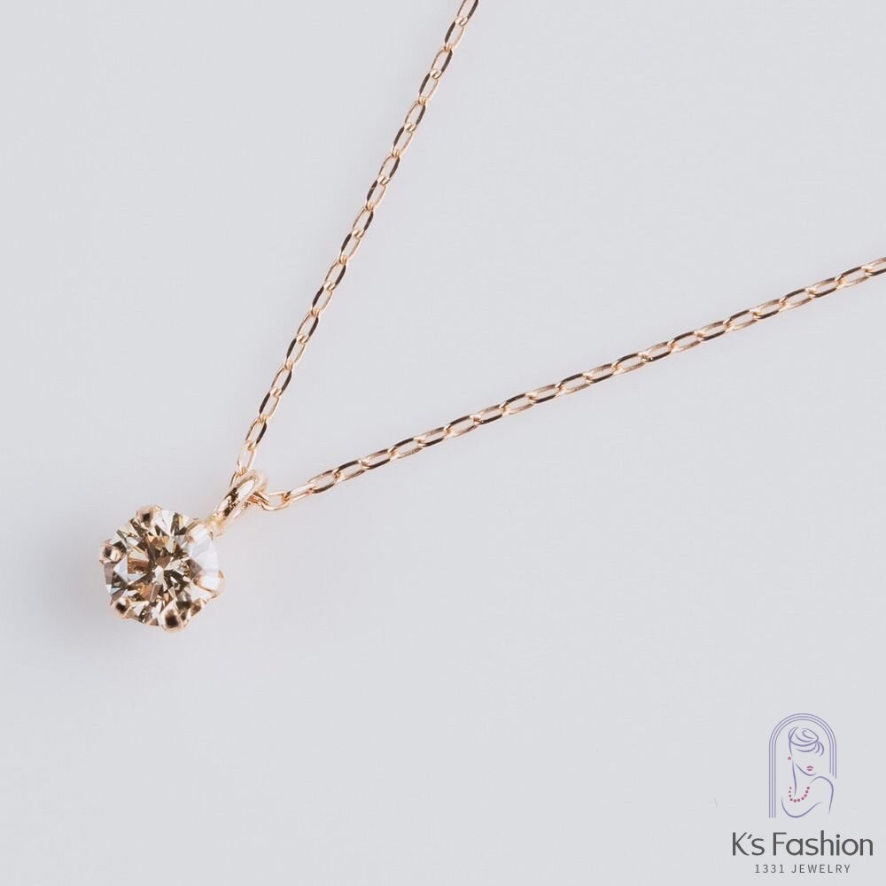【KELLY'S】K18金 10分 鑽石項鍊-圖片-1