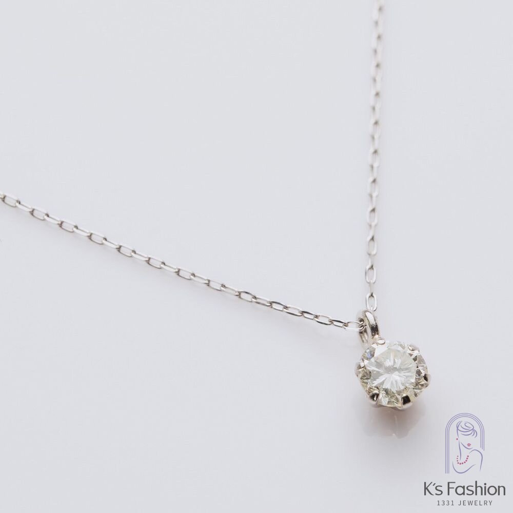 【KELLY'S】K18金 10分 鑽石項鍊-圖片-2