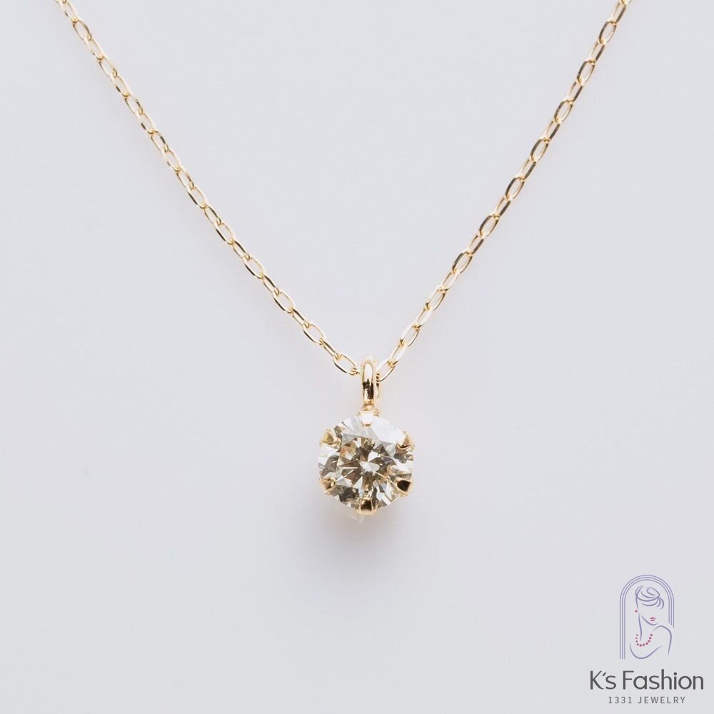 【KELLY'S】K18金 10分 鑽石項鍊-圖片-3