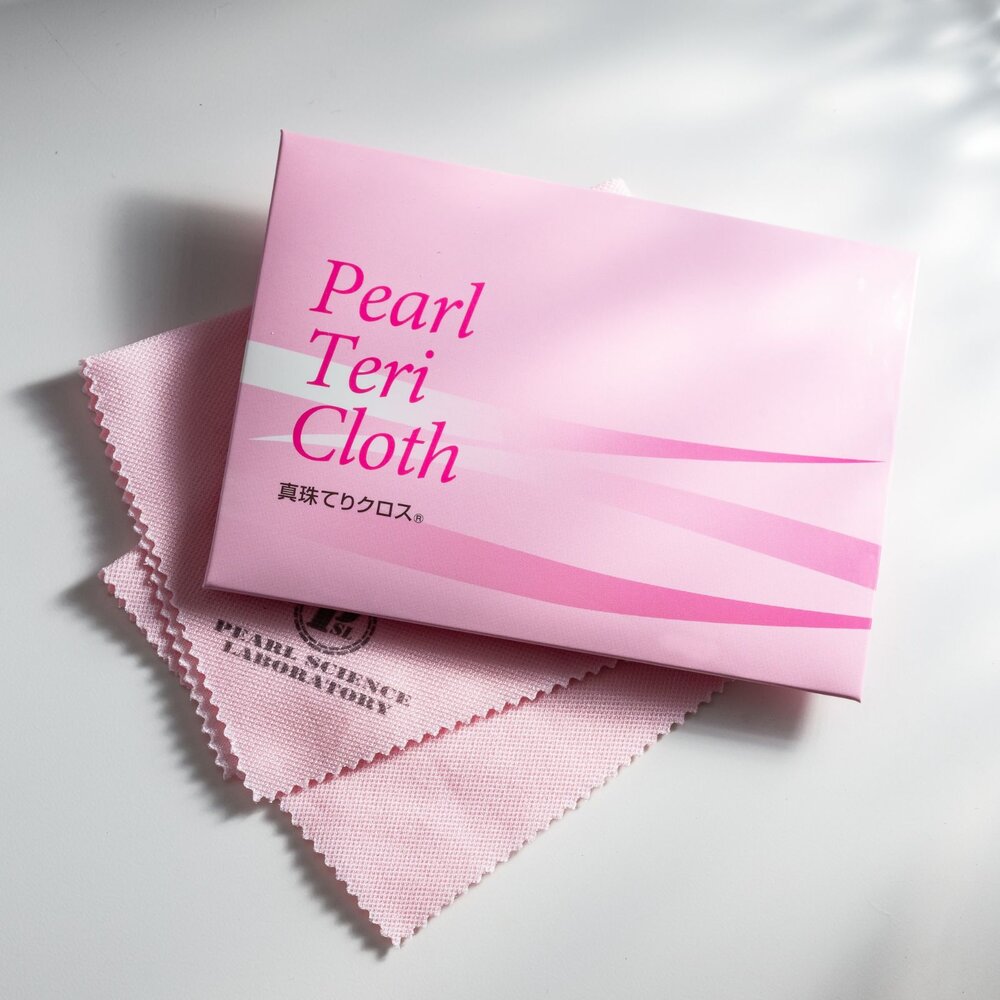 C002-獨特日本珍珠鑽石擦拭布