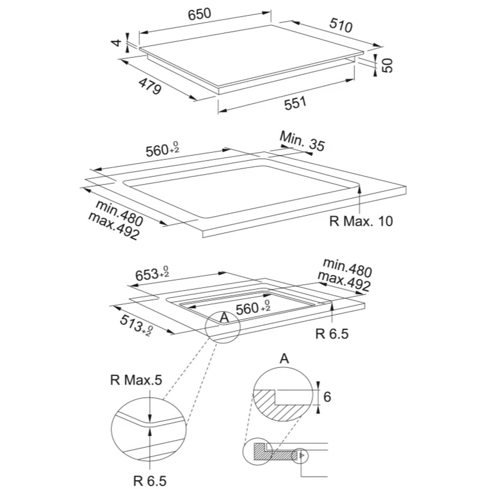 CLEARWELL 客林渥 瑞士 FRANKE FMY 658 I FP BK 全區感應爐 IH爐-圖片-2