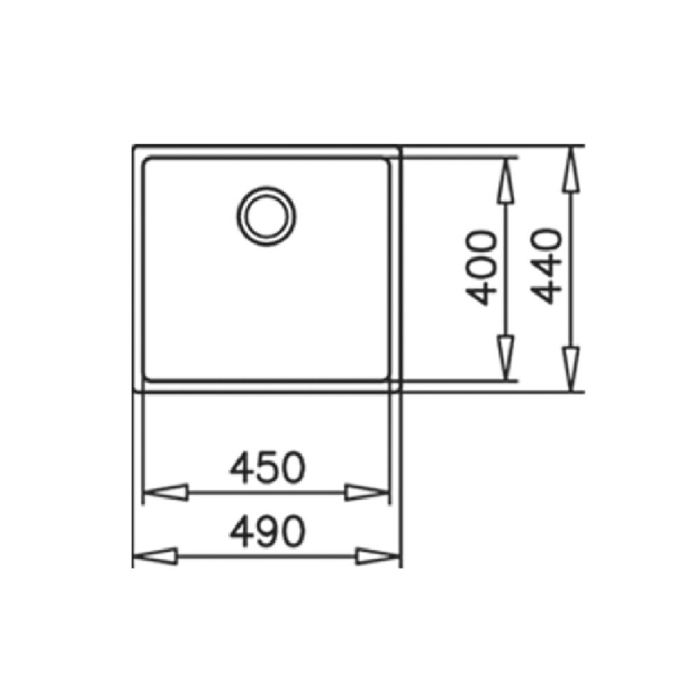 TEKA BE LINEA RS15 4540 下嵌式不鏽鋼水槽 水槽-圖片-2