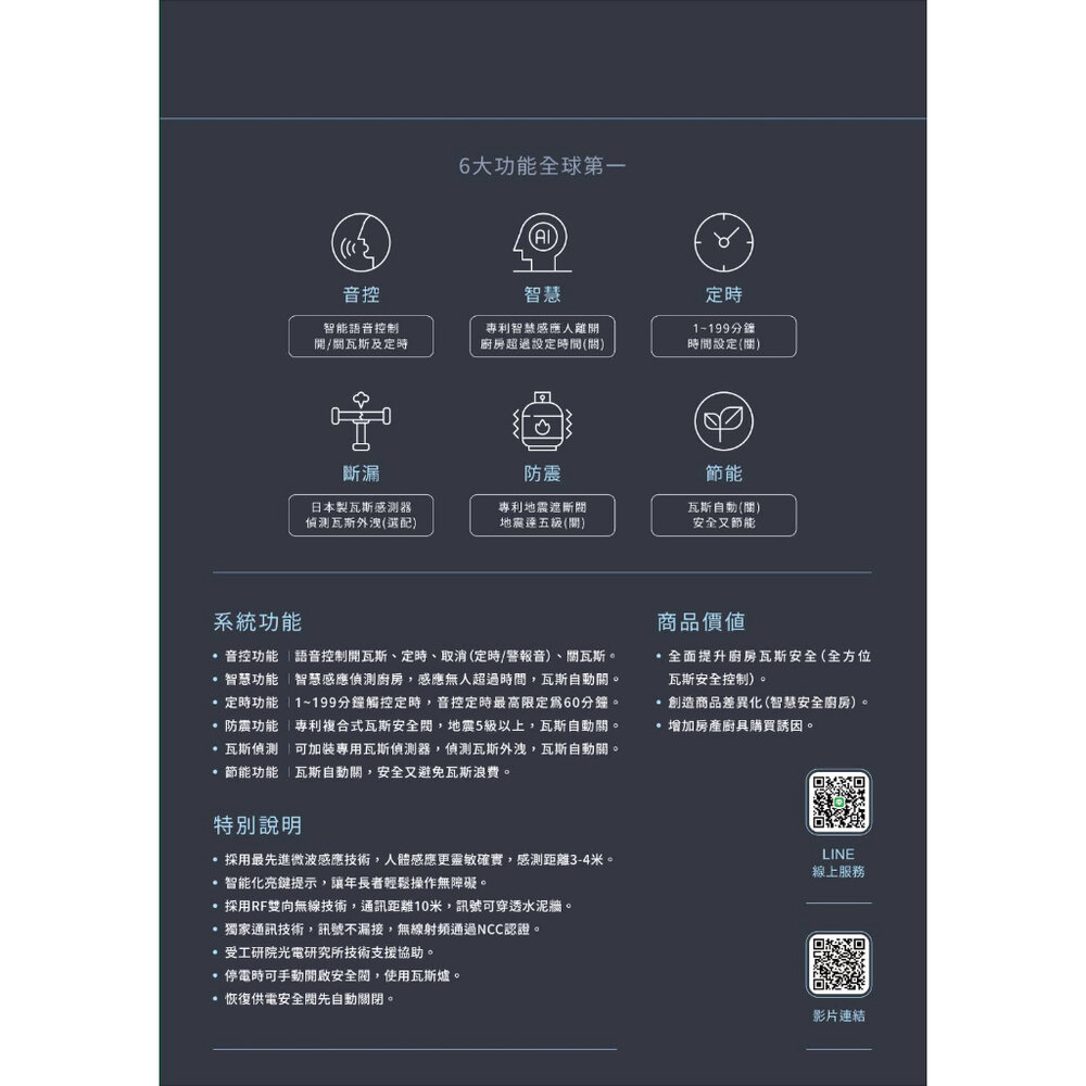 智能瓦斯控制 3.0 瓦利安 城安自動關瓦斯(爐) 防空燒 忘記關瓦斯 瓦斯定時器 瓦斯安全 瓦斯警報-圖片-4