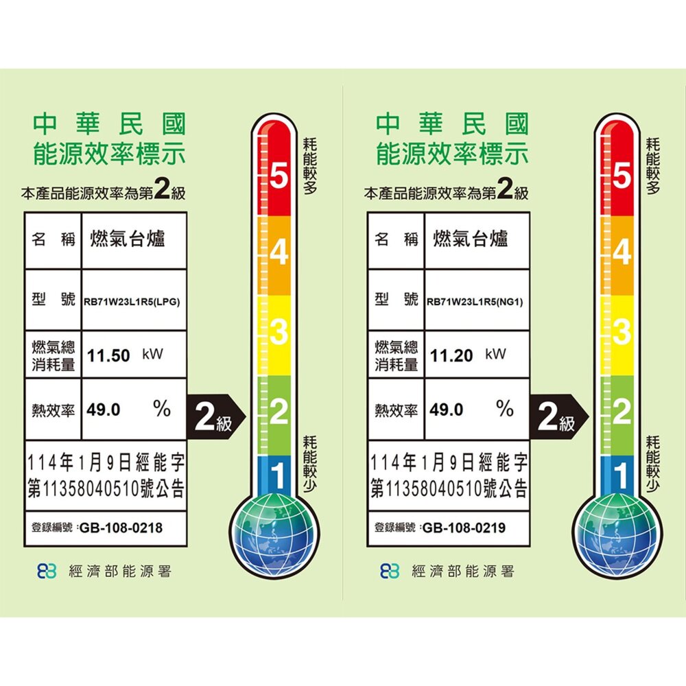 林內牌 RB71W23L1R5-STW-TR 爐連烤感溫玻璃三口爐 爐連烤 安全【KW廚房世界】-圖片-2