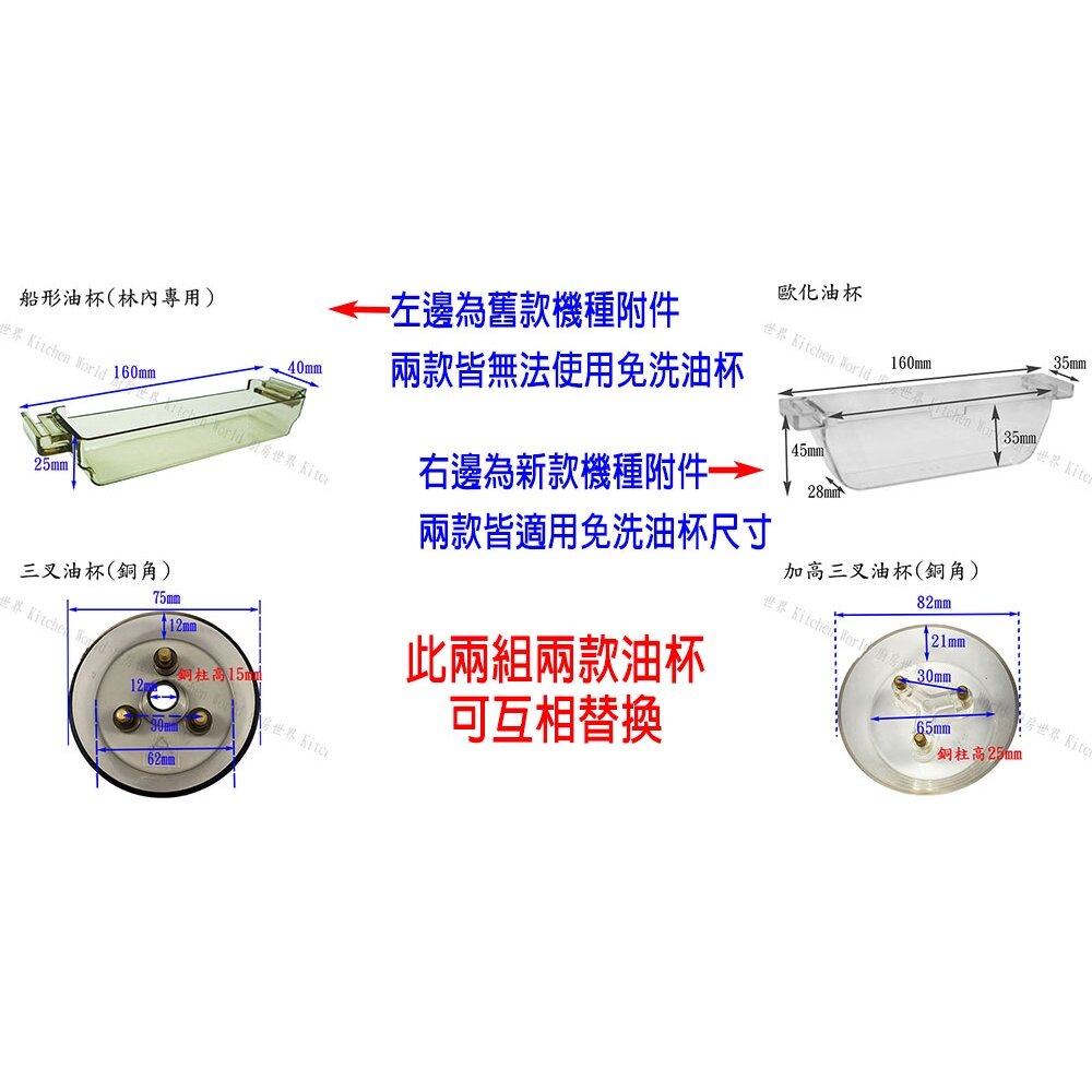 林內 隱藏式排油煙機 全配件 RH-8126/MH-8126/RH-8127/MH-8127 油網 油杯【KW廚房世界】-圖片-2