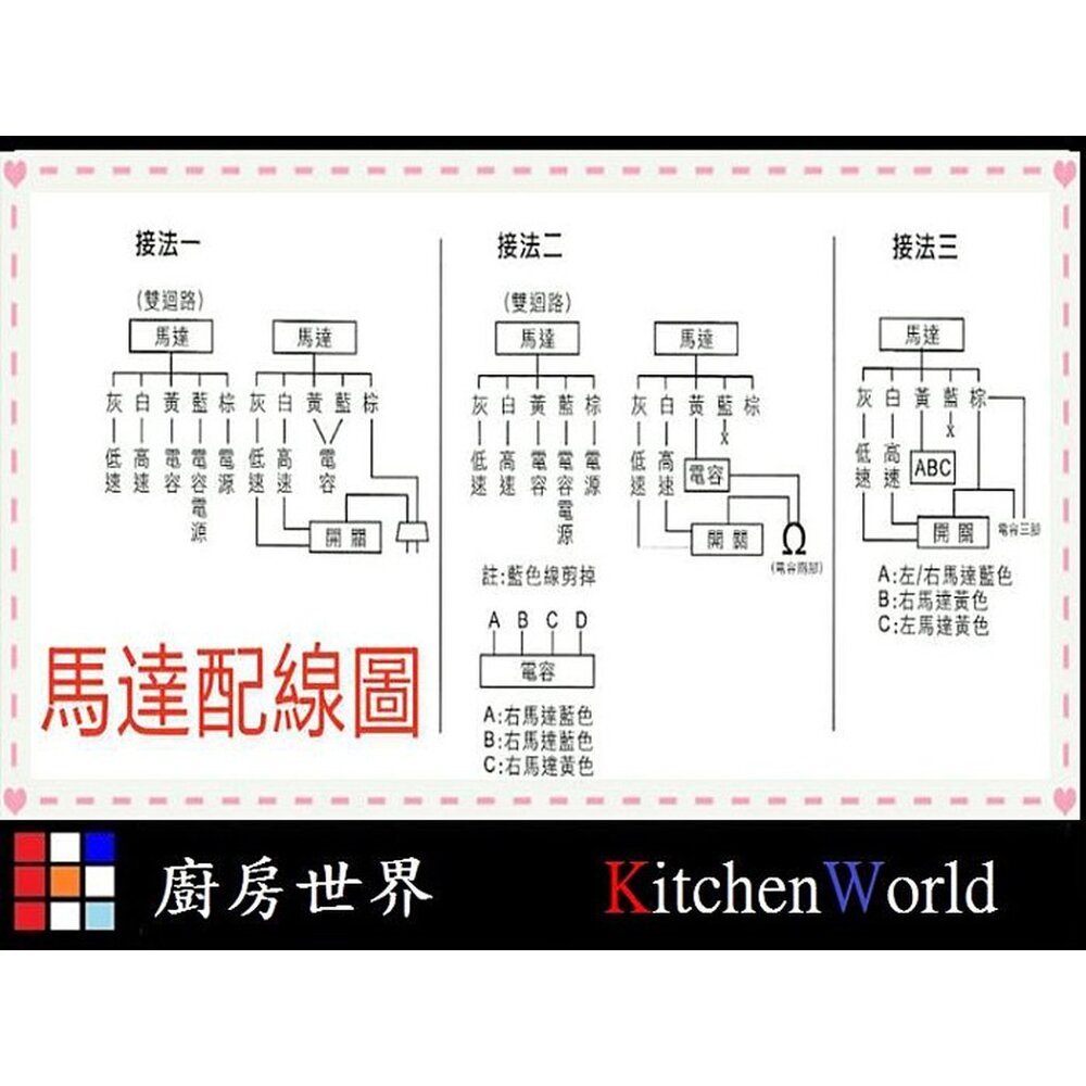 排油煙機馬達 除油煙機馬達 抽油煙機專用馬達 / 平頂馬達 凸頂馬達-圖片-5
