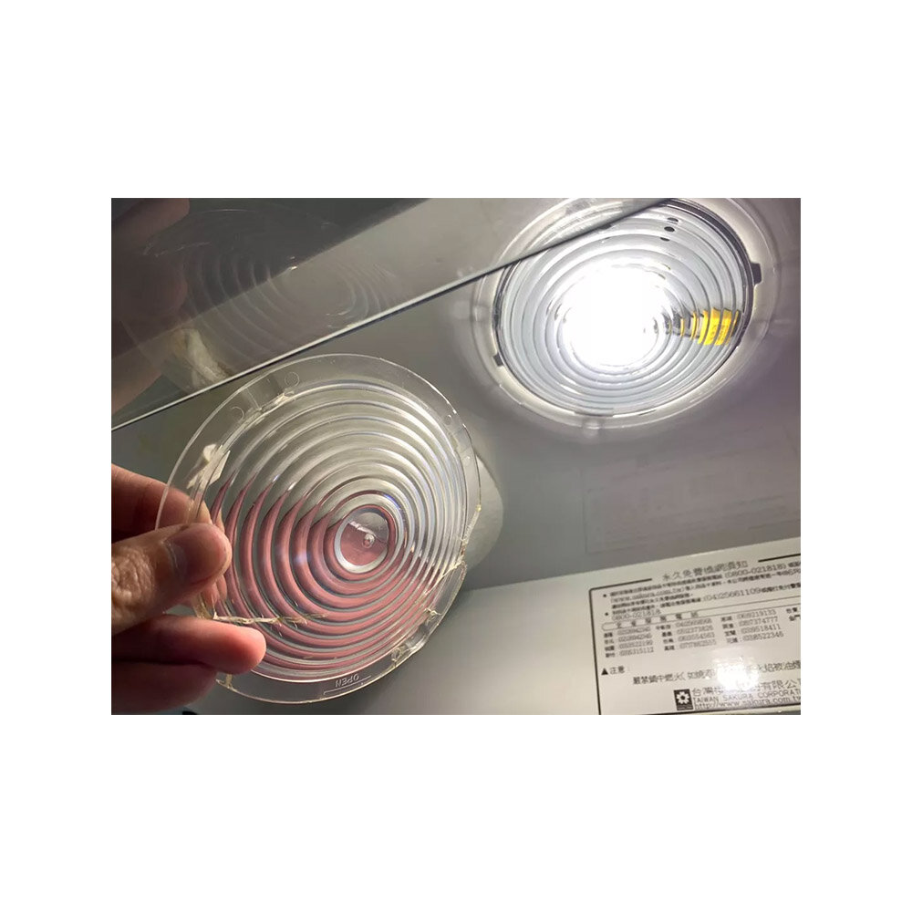《圓形》燈片 排油煙機零件 除油煙機燈罩 通用型-圖片-3
